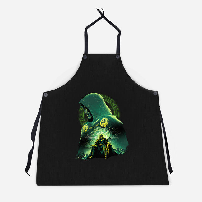 Shadow Of Latveria-Unisex-Kitchen-Apron-hypertwenty