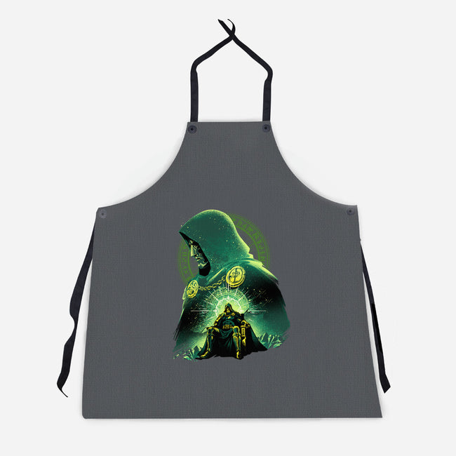 Shadow Of Latveria-Unisex-Kitchen-Apron-hypertwenty