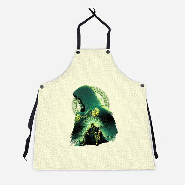 Shadow Of Latveria-Unisex-Kitchen-Apron-hypertwenty