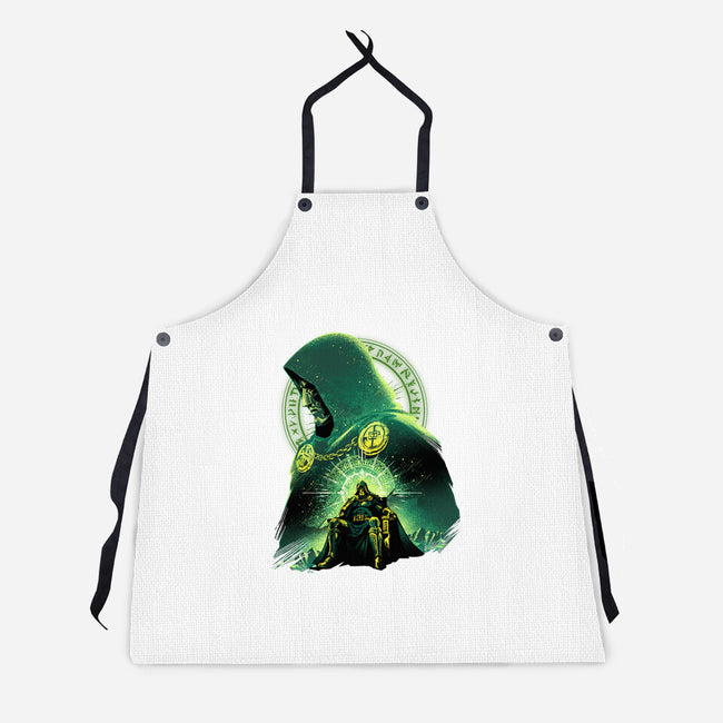Shadow Of Latveria-Unisex-Kitchen-Apron-hypertwenty