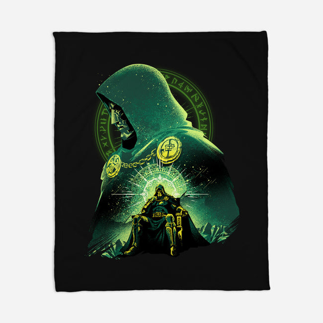 Shadow Of Latveria-None-Fleece-Blanket-hypertwenty