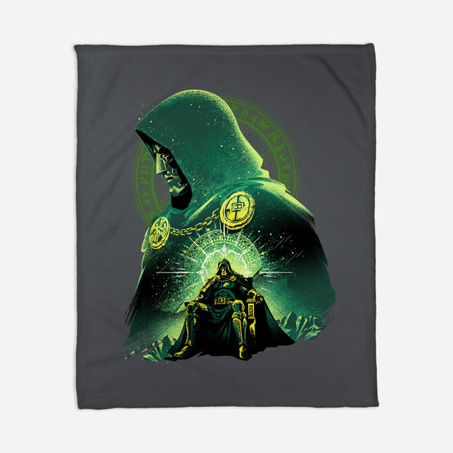Shadow Of Latveria-None-Fleece-Blanket-hypertwenty