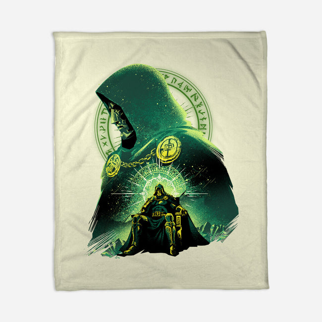 Shadow Of Latveria-None-Fleece-Blanket-hypertwenty