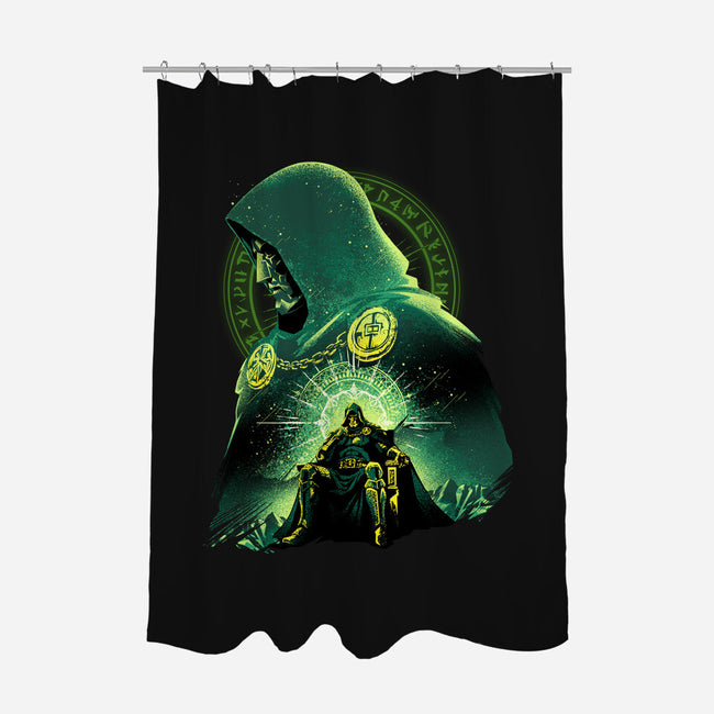 Shadow Of Latveria-None-Polyester-Shower Curtain-hypertwenty
