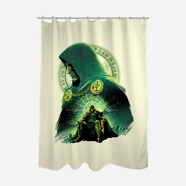 Shadow Of Latveria-None-Polyester-Shower Curtain-hypertwenty