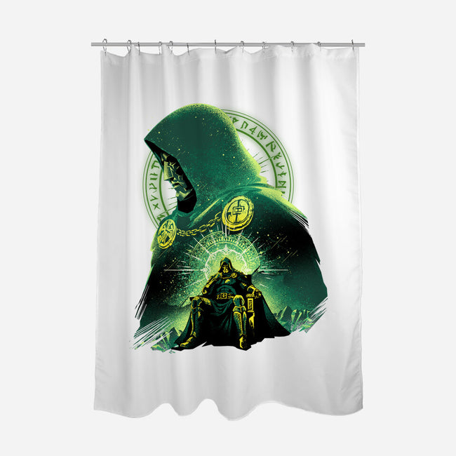 Shadow Of Latveria-None-Polyester-Shower Curtain-hypertwenty
