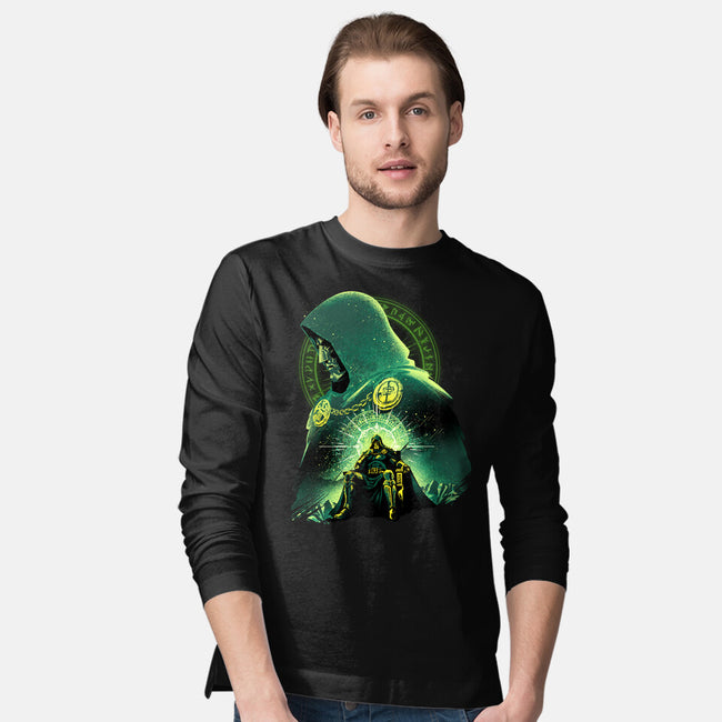 Shadow Of Latveria-Mens-Long Sleeved-Tee-hypertwenty