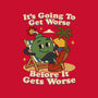 It's Going To Get Worse-Womens-Fitted-Tee-RoboMega