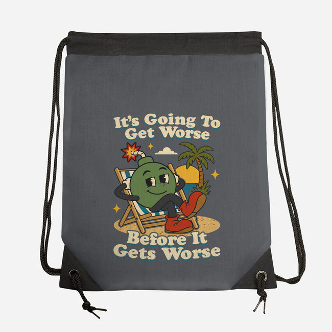 It's Going To Get Worse-None-Drawstring-Bag-RoboMega