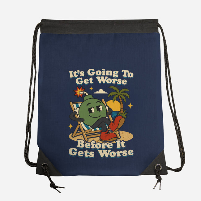 It's Going To Get Worse-None-Drawstring-Bag-RoboMega