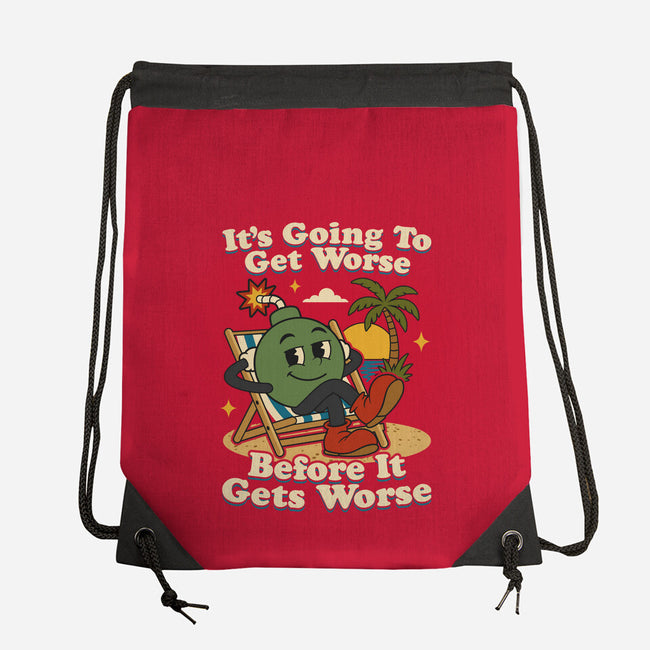 It's Going To Get Worse-None-Drawstring-Bag-RoboMega