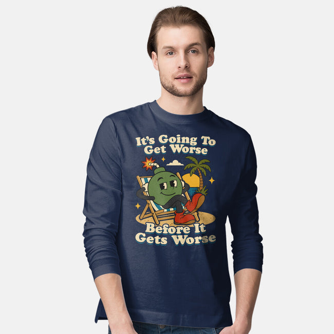 It's Going To Get Worse-Mens-Long Sleeved-Tee-RoboMega