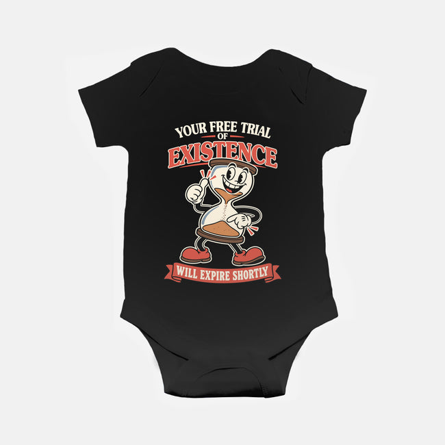 Your Free Trial Of Existence-Baby-Basic-Onesie-RoboMega