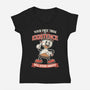 Your Free Trial Of Existence-Womens-V-Neck-Tee-RoboMega