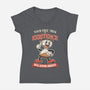 Your Free Trial Of Existence-Womens-V-Neck-Tee-RoboMega