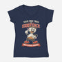 Your Free Trial Of Existence-Womens-V-Neck-Tee-RoboMega