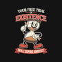 Your Free Trial Of Existence-Womens-V-Neck-Tee-RoboMega