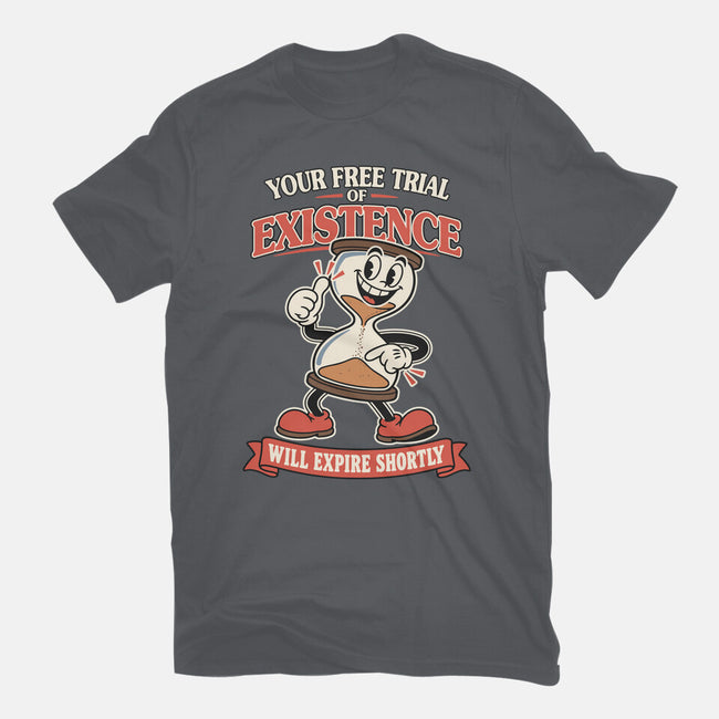 Your Free Trial Of Existence-Womens-Basic-Tee-RoboMega