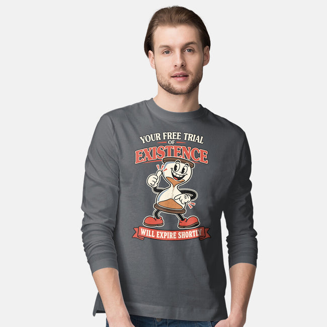 Your Free Trial Of Existence-Mens-Long Sleeved-Tee-RoboMega