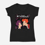My Future Romance-Womens-V-Neck-Tee-jasesa