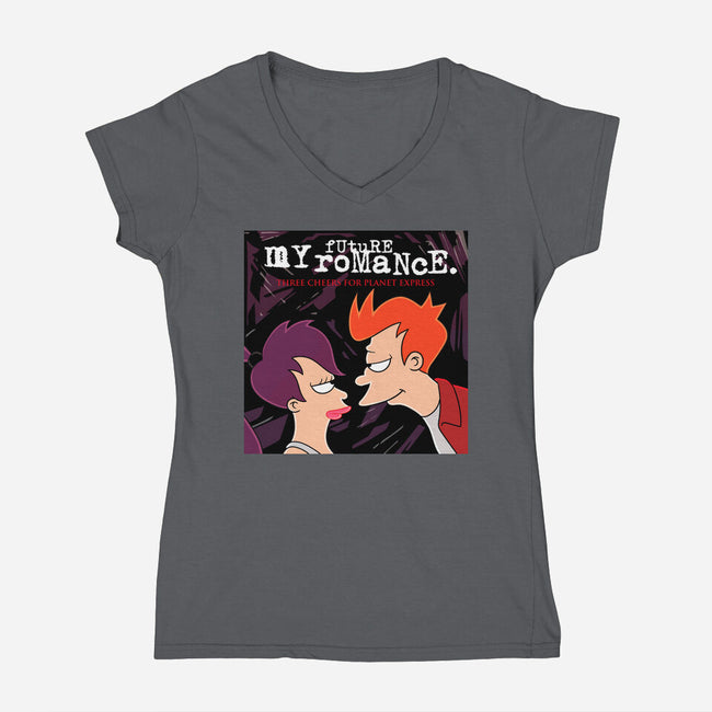 My Future Romance-Womens-V-Neck-Tee-jasesa