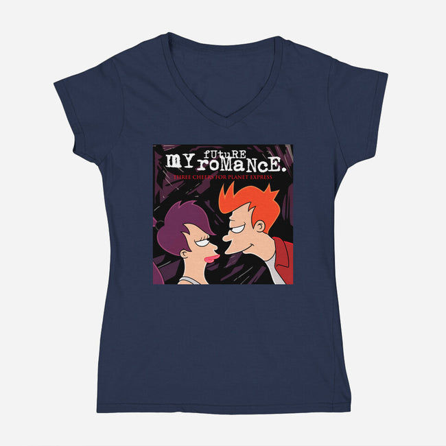 My Future Romance-Womens-V-Neck-Tee-jasesa