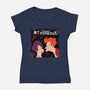 My Future Romance-Womens-V-Neck-Tee-jasesa