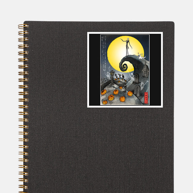 The Pumpkin King In Japan-None-Glossy-Sticker-DrMonekers