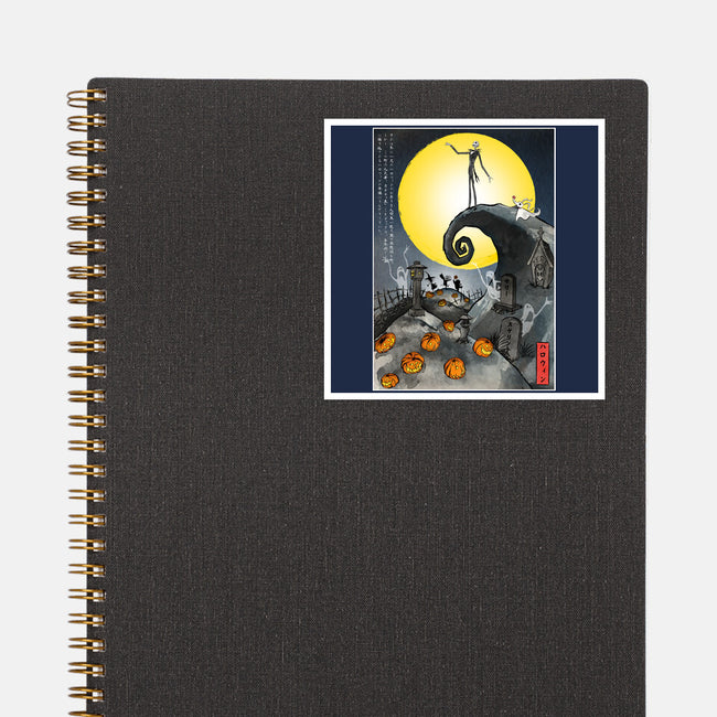 The Pumpkin King In Japan-None-Glossy-Sticker-DrMonekers