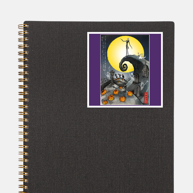 The Pumpkin King In Japan-None-Glossy-Sticker-DrMonekers