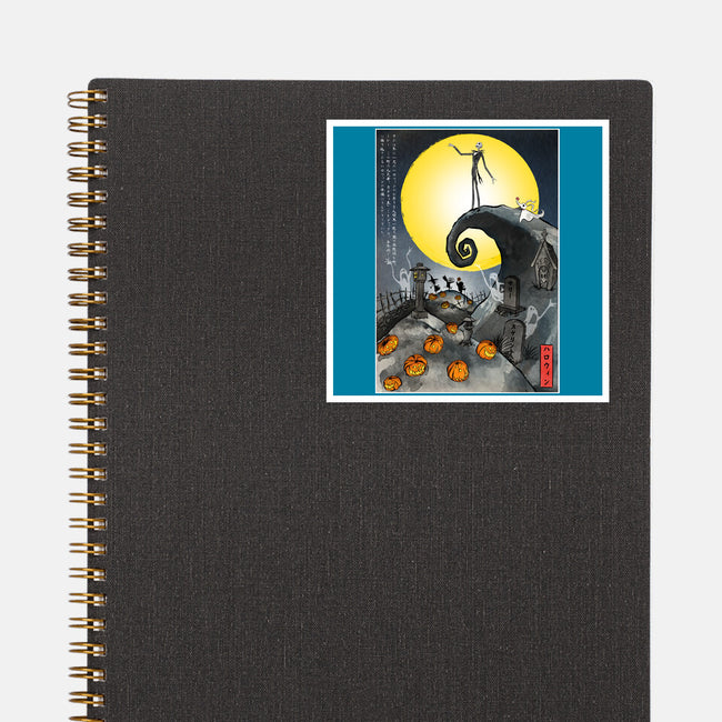 The Pumpkin King In Japan-None-Glossy-Sticker-DrMonekers