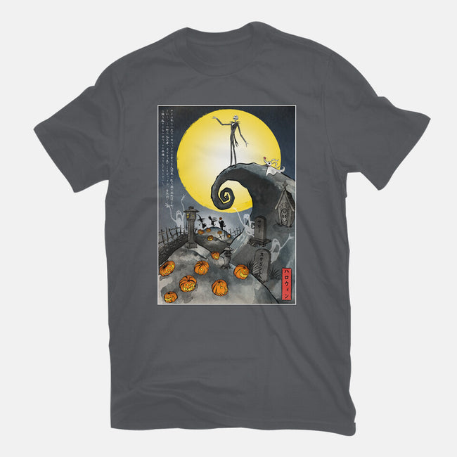 The Pumpkin King In Japan-Mens-Basic-Tee-DrMonekers