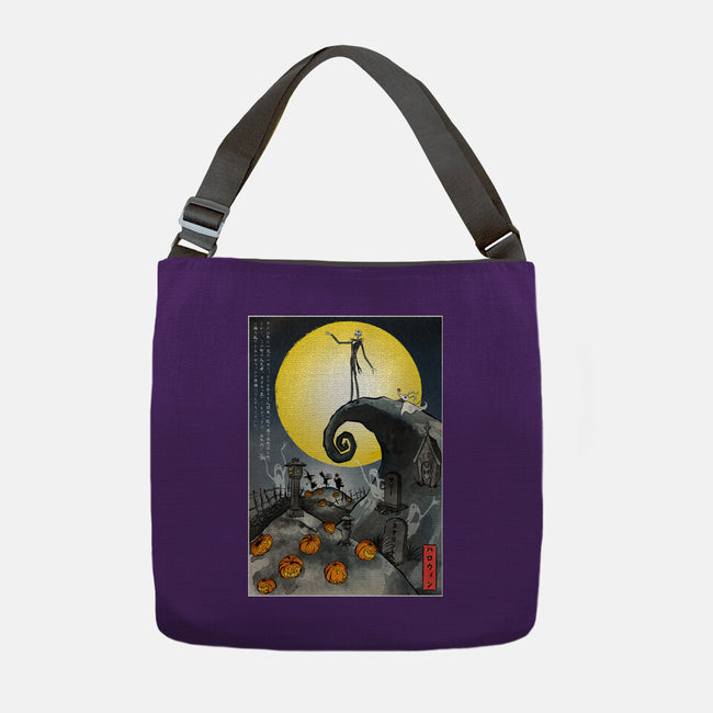 The Pumpkin King In Japan-None-Adjustable Tote-Bag-DrMonekers