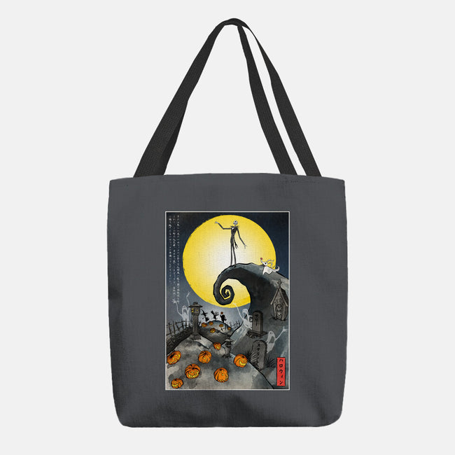 The Pumpkin King In Japan-None-Basic Tote-Bag-DrMonekers
