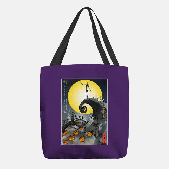 The Pumpkin King In Japan-None-Basic Tote-Bag-DrMonekers