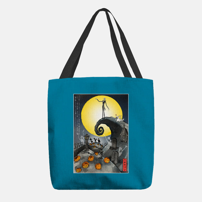 The Pumpkin King In Japan-None-Basic Tote-Bag-DrMonekers