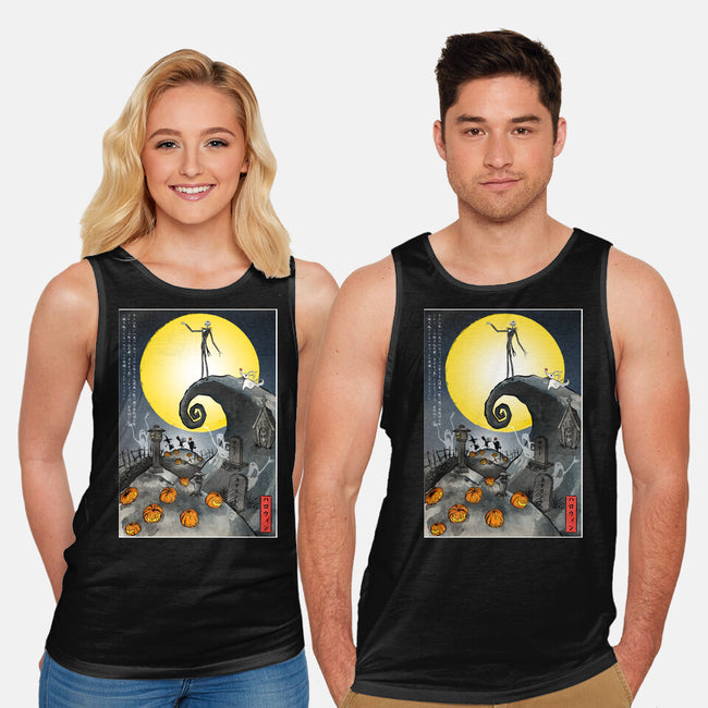 The Pumpkin King In Japan-Unisex-Basic-Tank-DrMonekers