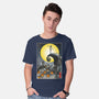 The Pumpkin King In Japan-Mens-Basic-Tee-DrMonekers
