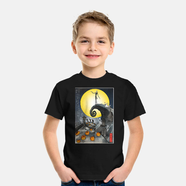 The Pumpkin King In Japan-Youth-Basic-Tee-DrMonekers