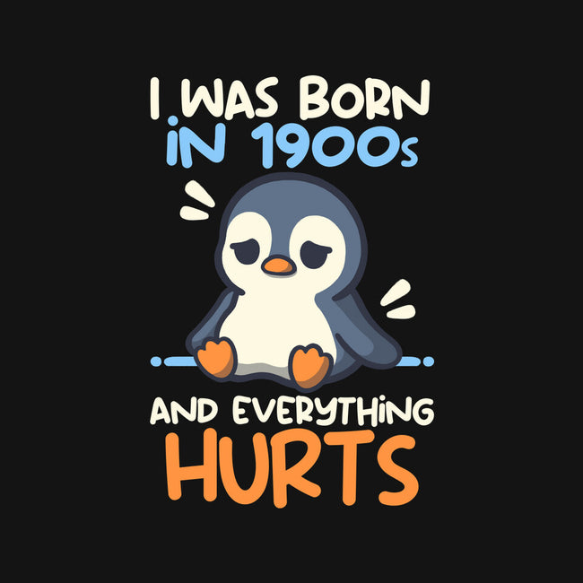 Penguin Born In 1900s-Womens-V-Neck-Tee-NemiMakeit