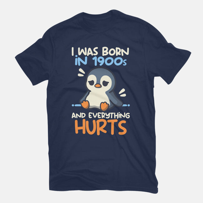 Penguin Born In 1900s-Unisex-Basic-Tee-NemiMakeit
