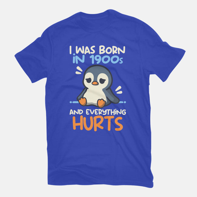 Penguin Born In 1900s-Womens-Basic-Tee-NemiMakeit