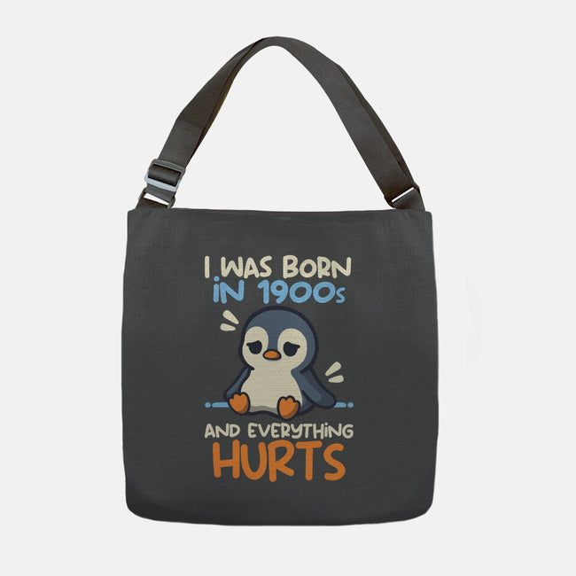 Penguin Born In 1900s-None-Adjustable Tote-Bag-NemiMakeit