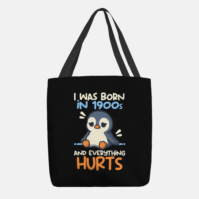 Penguin Born In 1900s-None-Basic Tote-Bag-NemiMakeit