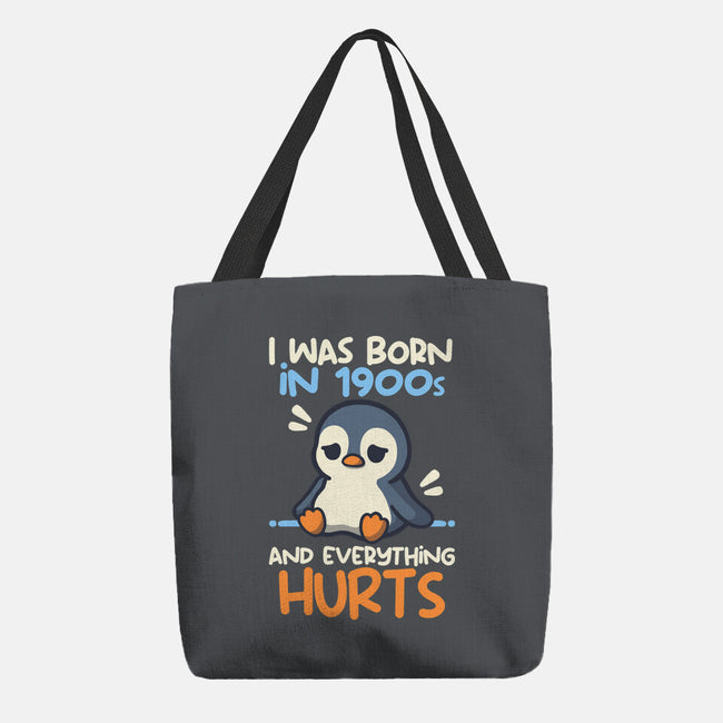 Penguin Born In 1900s-None-Basic Tote-Bag-NemiMakeit