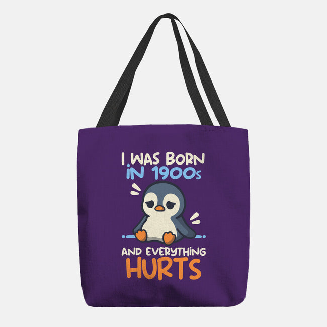 Penguin Born In 1900s-None-Basic Tote-Bag-NemiMakeit