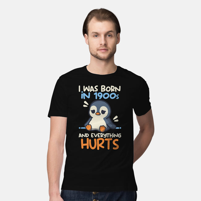 Penguin Born In 1900s-Mens-Premium-Tee-NemiMakeit