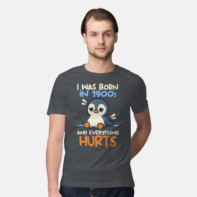 Penguin Born In 1900s-Mens-Premium-Tee-NemiMakeit