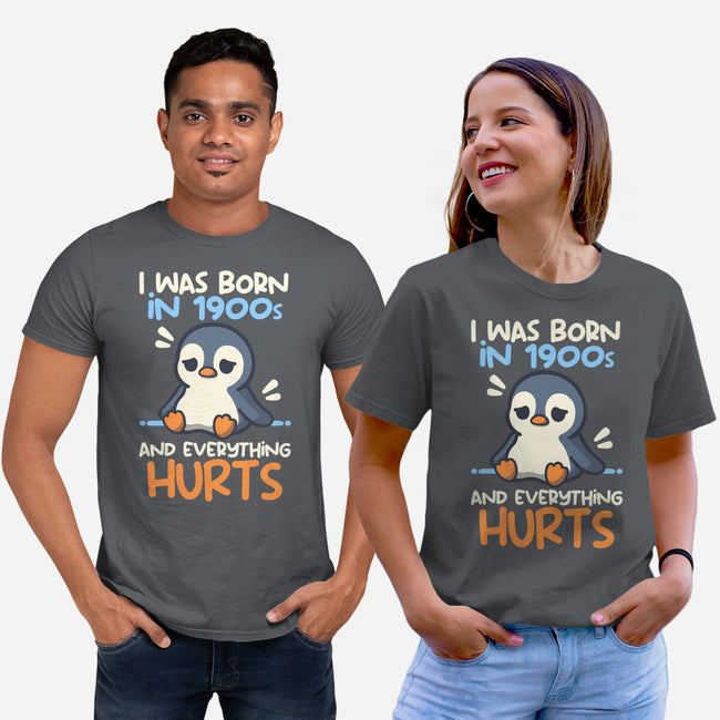 Penguin Born In 1900s-Unisex-Basic-Tee-NemiMakeit