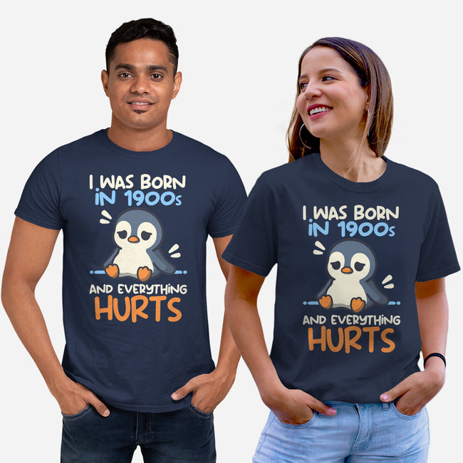 Penguin Born In 1900s-Unisex-Basic-Tee-NemiMakeit